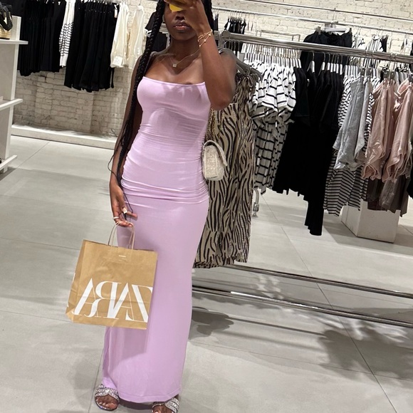 SKIMS PLUM DRESS - Picture 4 of 4